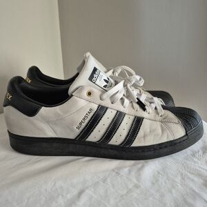Adidas Superstars With Gore - Tex Leather Shell Toe Athletic Sneakers Size 14